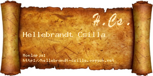 Hellebrandt Csilla névjegykártya